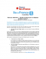 IDFM_CP_Solutions pour se déplacer en Île-de-France pendant la grève