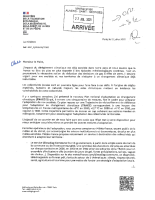 Courrier ministre climat